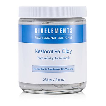 Bioelements มาสก์ทรีทเม้นต์ Restorative Clay Pore Refining (ขนาดร้านเสริมสวย, สำหรับผิวผสม/ผิวมัน)