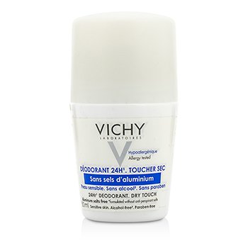 Vichy โรออน24Hr Deodorant Dry Touch Roll-On  (For Sensitive Skin)