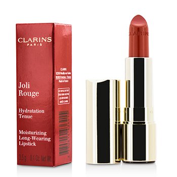 Clarins ลิปสติก Joli Rouge (Long Wearing Moisturizing Lipstick) - # 743 Cherry Red