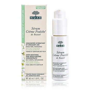Creme Fraiche De Beaute Serum 24HR Soothing And Moisturizing Concentrate For All Sensitive Skins (Exp. Date: 03/2017)