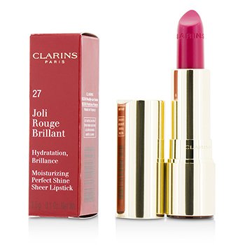 Joli Rouge Brillant (Moisturizing Perfect Shine Sheer Lipstick) - # 27 Hot Fuchsia