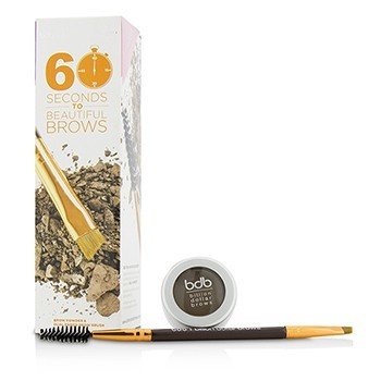 60 Seconds To Beautiful Brows Kit (1x Brow Powder, 1x Dual Ended Brow Brush)