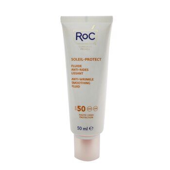 ROC Soleil-Protect Anti-Wrinkle Smoothing Fluid SPF 50 UVA & UVB (ลดเลือนริ้วรอยอย่างเห็นได้ชัด)