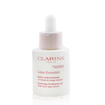 Clarins Calm-Essentiel Restoring Treatment Oil - ผิวแพ้ง่าย