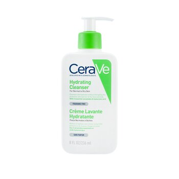 CeraVe Hydrating Cleanser สำหรับผิวธรรมดาถึงผิวแห้ง (พร้อมหัวปั๊ม)