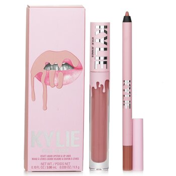Kylie โดย Kylie Jenner Velvet Lip Kit: Liquid Lipstick 3ml + Lip Liner 1.1g - # 700 Bare