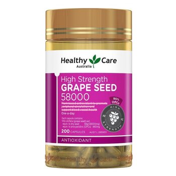 การดูแลสุขภาพ High Strength Grape Seed 58000mg