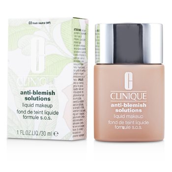 รองพื้นชนิดน้ำต่อต้านสิว Anti Blemish Solutions Liquid Makeup - # 03 Fresh Neutral