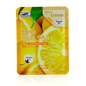3W Clinic แผ่นมาสก์ Mask Sheet - Fresh Lemon