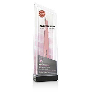 Tweezerman แหนบ Slant Tweezer - Fashion Color Geranium (สตูดิโอคอลเลคชั่น)