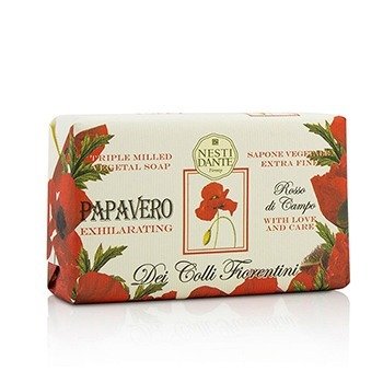 สบู่ Dei Colli Fiorentini Triple Milled Vegetal Soap - Poppy