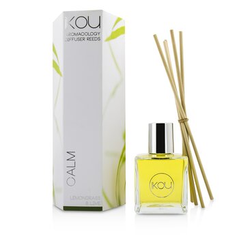 iKOU ไม้กระจายความหอม Aromacology Diffuser Reeds - Calm (Lemongrass & Lime - 9 months supply)