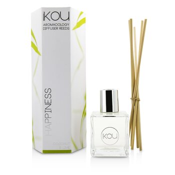 iKOU ไม้กระจายความหอม Aromacology Diffuser Reeds - Happiness (Coconut & Lime - 9 months supply)