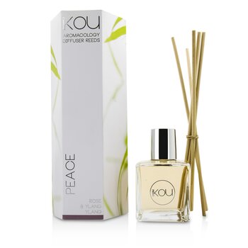 iKOU ไม้กระจายความหอม Aromacology Diffuser Reeds - Peace (Rose & Ylang Ylang - 9 months supply)