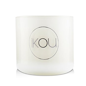iKOU เทียนหอม Eco-Luxury Aromacology Natural Wax Candle Glass - De-Stress (Lavender & Geranium)