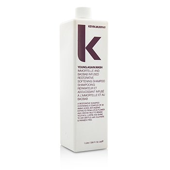 Kevin.Murphy แชมพู Young.Again.Wash (Immortelle and Baobab Infused Restorative Softening Shampoo - ผมแห้ง ผมเสีย)