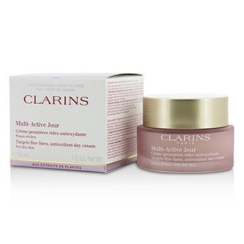 Clarins Multi-Active Day Targets Fine Lines Antioxidant Day Cream - สำหรับผิวแห้ง