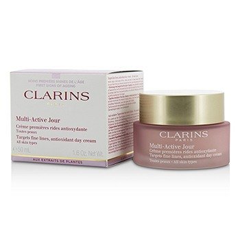 Clarins Multi-Active Day Targets Fine Lines Antioxidant Day Cream - สำหรับทุกสภาพผิว