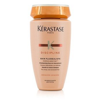 เคเรสตาส Discipline Bain Fluidealiste Smooth-In-Motion Sulfate Free Shampoo - For Unruly, Over-Processed Hair (New Packaging)