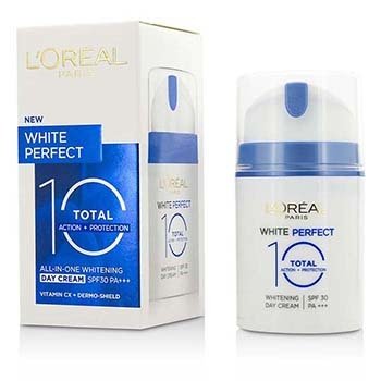 White Perfect Total 10 Whitening Day Cream SPF30 (Exp. Date: 04/2017)