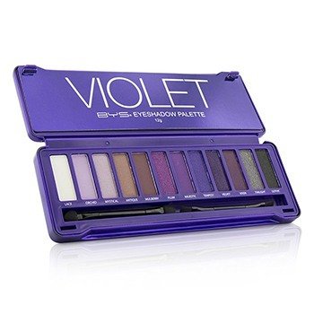 Eyeshadow Palette (12x สีทาตา, 2x แปรงทาตา) - Violet