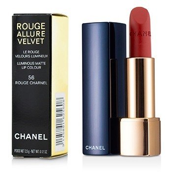 ชาแนล ลิปสติก Rouge Allure Velvet - # 56 Rouge Charnel