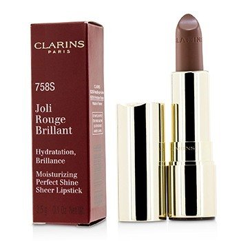 Joli Rouge Brillant (Moisturizing Perfect Shine Sheer Lipstick) - # 758S Sandy Pink