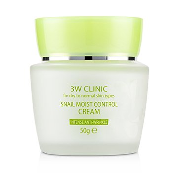 3W Clinic Snail Moist Control Cream (Intensive Anti-Wrinkle) - สำหรับผิวแห้งถึงผิวธรรมดา