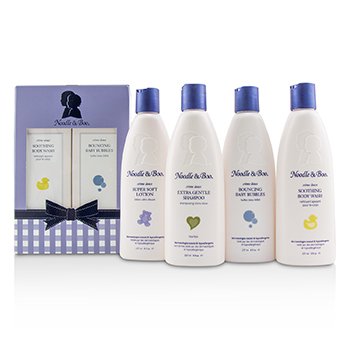Family Fun Pack: Extra Gentle Shampoo + Super Soft Lotion + Smoothing Body Wash + Bouncing Baby Bubbles