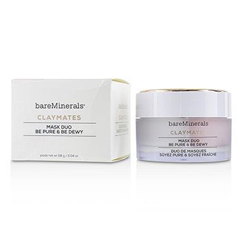 BareMinerals Claymates Be Pure & Be Dewy Mask ดูโอ