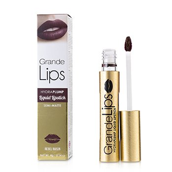 GrandeLash GrandeLIPS Plumping Liquid Lipstick (Semi Matte) - # Rebel Raisin