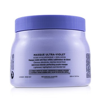 เคเรสตาส Blond Absolu Masque Ultra-Violet Anti-Brass Blonde Perfecting Purple Masque (Lightened Cool Blonde Hair)