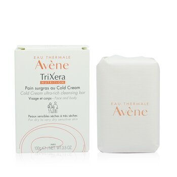 Avene TriXera Nutrition Cold Cream Ultra-Rich Face & Body Cleansing Bar - สำหรับผิวแห้งถึงแห้งมาก