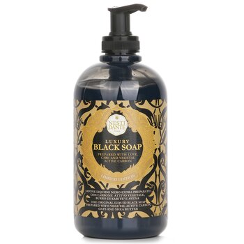 Nesti Dante Luxury Liquid Black Soap With Vegetal Active Carbon (Limited Edition)