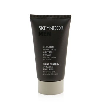 SKEYNDOR Men Shine Control 24H Aqua Emulsion - Moisturize & Prevents Shiny Skin  (For Normalise Mixed & Oily Skins)
