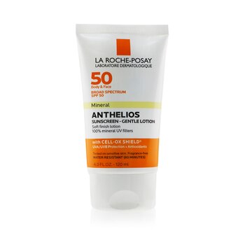 Anthelios 50 Mineral Sunscreen - Gentle Lotion For Face & Body SPF 50