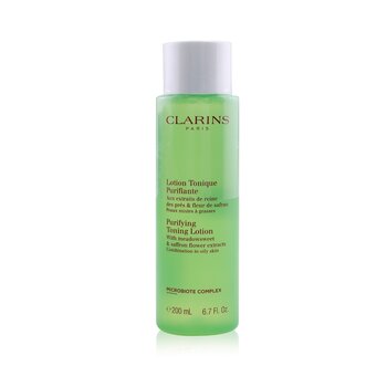 Clarins Purifying Toning Lotion with Meadowsweet & Saffron Flower Extracts - ผิวผสมถึงผิวมัน