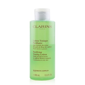 Clarins Purifying Toning Lotion with Meadowsweet & Saffron Flower Extracts - ผิวผสมถึงผิวมัน