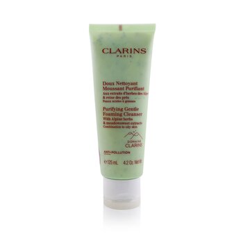 Clarins Purifying Gentle Foaming Cleanser with Alpine Herbs & Meadowsweet Extracts - ผิวผสมถึงผิวมัน