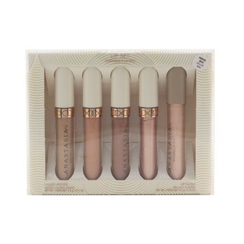 Undressed Lip Set (1x Lip Gloss, 4x Liquid Lipstick)