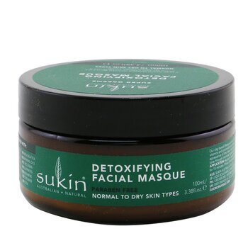 Sukin Super Greens Detoxifying Facial Masque (สำหรับผิวธรรมดาถึงผิวแห้ง)