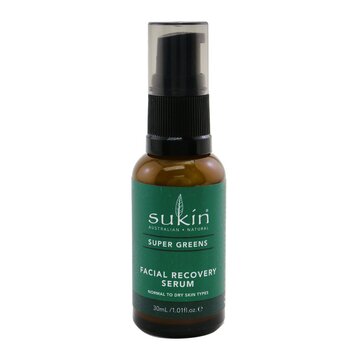 Sukin Super Greens Facial Recovery Serum (ผิวธรรมดาถึงผิวแห้ง)