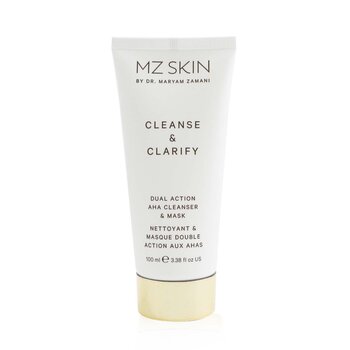 MZ Skin ทำความสะอาด & กระจ่างใส Dual Action AHA Cleanser & Mask