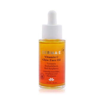 Derma E วิตามินซีโกลว์เฟซออยล์