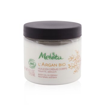 Melvita LArgan Bio Body Oil In Cream - บำรุงและทำให้ผิวนุ่ม