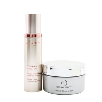 Clarins V Shaping Facial Lift 50ml (Free: Natural Beauty Aromatic Cleaning Balm 125g)