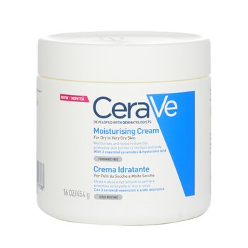 CeraVe ครีมให้ความชุ่มชื้นสำหรับผิวแห้งถึงแห้งมาก