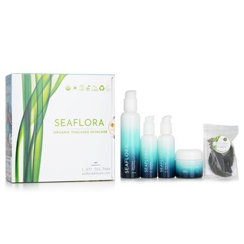 Seaflora ชุดผลิตภัณฑ์บำรุงผิว Thalasso ออร์แกนิก: