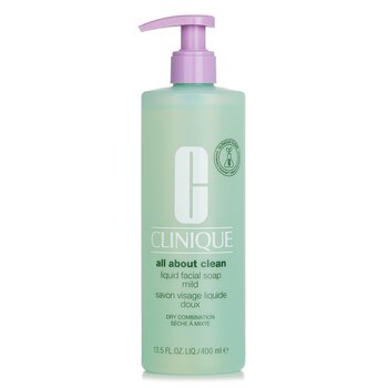 คลีนิกข์ All About Clean สบู่เหลวล้างหน้า สูตรอ่อนโยน (ผิวแห้งผสม)