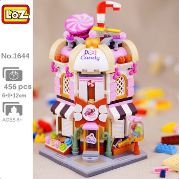 LOZ Street Series - Candy Shop Building Bricks Set